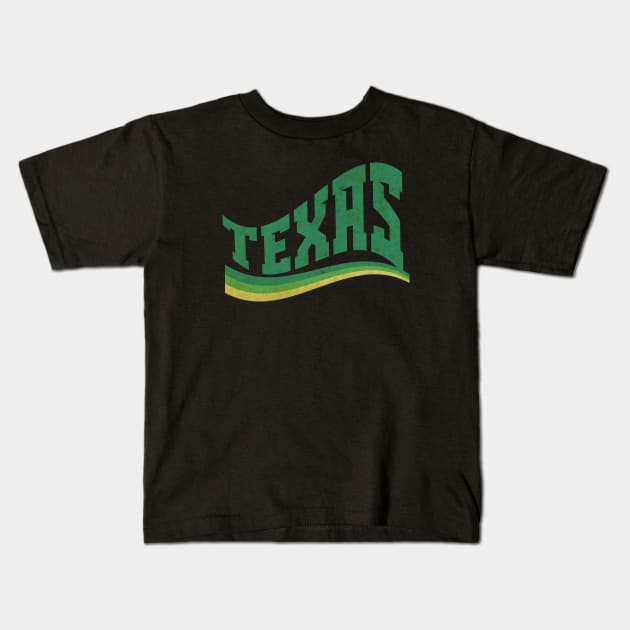 Vintage Texas Kids T-Shirt by CTShirts